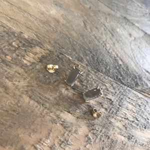 Roberto Coin Smoky Quartz MOP 18k Gold Earrings